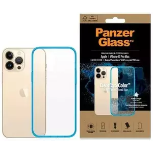 Tok PanzerGlass ClearCase iPhone 13 Pro Max 6.7" Antibacterial Military grade Bondi Blue 0341 (0341) kép