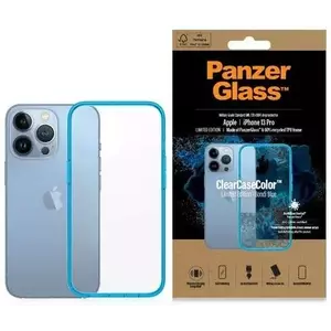 Tok PanzerGlass ClearCase iPhone 13 Pro 6.1" Antibacterial Military grade Bondi Blue 0336 (0336) kép