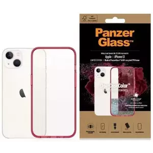TEMPERED KIJELZŐVÉDŐ FÓLIA PanzerGlass ClearCase iPhone 13 6.1" Antibacterial Military grade Strawberry 0335 (0335) kép