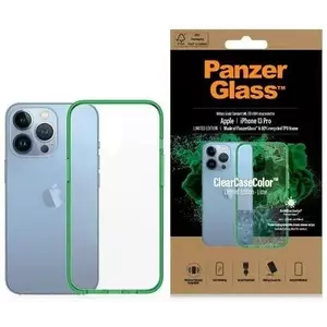 Tok PanzerGlass ClearCase iPhone 13 Pro 6.1" Antibacterial Military grade Lime 0339 (0339) kép