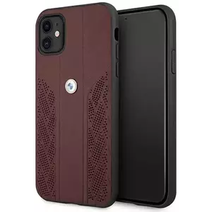Tok Case BMW BMHCN61RSPPR iPhone 11 6, 1" red hardcase Leather Curve Perforate (BMHCN61RSPPR) kép
