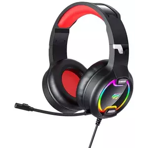 Fejhallgató Havit GAMENOTE H2233D gaming headphones RGB USB+3.5mm (black) kép