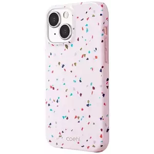 Tok UNIQ case Coehl Terrazzo iPhone 13 6, 1" blush pink (UNIQ-IP6.1HYB(2021)-TEZPNK) kép