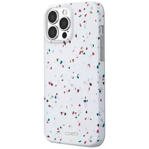 Tok UNIQ case Coehl Terrazzo iPhone 13 Pro Max 6, 7"natural white (UNIQ-IP6.7HYB(2021)-TEZWHT) kép
