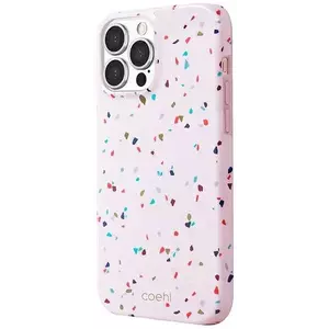 Tok UNIQ case Coehl Terrazzo iPhone 13 Pro Max 6, 7" blush pink (UNIQ-IP6.7HYB(2021)-TEZPNK) kép