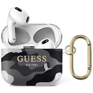 Guess GUA3UCAMG AirPods 3 cover black Camo Collection (GUA3UCAMG) kép