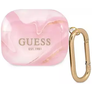 Guess GUA3UNMP AirPods 3 cover pink Marble Collection (GUA3UNMP) kép