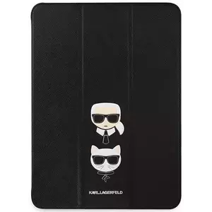 Tok Karl Lagerfeld KLFC11OKCK iPad 11" Pro 2021 Book Cover black Saffiano Karl &Choupette (KLFC11OKCK) kép