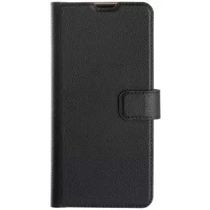 Tok XQISIT Slim Wallet Selection Anti Bac for Galaxy A22 5G Black (46373) kép