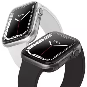 Tok UNIQ case Glase Apple Watch Series 7 41mm. Dual Pack clear-smoke (UNIQ-41MM-GLSDUALPK) kép