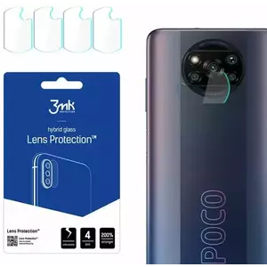 TEMPERED KIJELZŐVÉDŐ FÓLIA 3MK Lens Protect Xiaomi POCO X3 Pro Camera lens protection 4 pcs kép