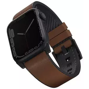 Óraszíj UNIQ strap Straden Apple Watch Series 4/5/6/7/SE 42/44/45mm. Leather Hybrid Strap brown (UNIQ-45MM-STRABWN) kép