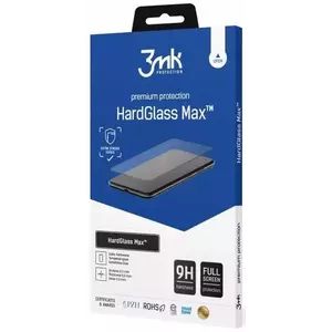 TEMPERED KIJELZŐVÉDŐ FÓLIA 3MK HardGlass Max Xiaomi 12 Pro black, FullScreen Glass kép