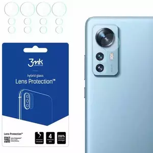 TEMPERED KIJELZŐVÉDŐ FÓLIA 3MK Lens Protect Xiaomi 12 Pro Camera lens protection 4 pcs kép