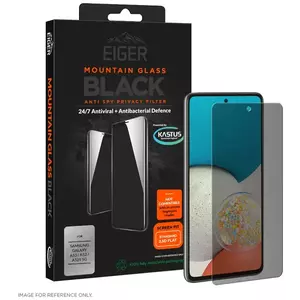 TEMPERED KIJELZŐVÉDŐ FÓLIA Eiger Mountain GLASS BLACK Privacy Screen Protector 2.5D Samsung Galaxy A53/A52/A52s 5G(EGMSP00230) kép