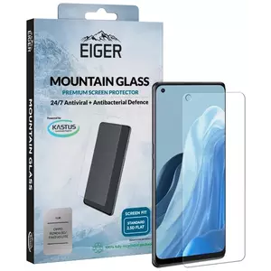 TEMPERED KIJELZŐVÉDŐ FÓLIA Eiger GLASS Mountain Screen Protector for Oppo Reno 6 5G/ Oppo Find X5 Lite in Clear kép