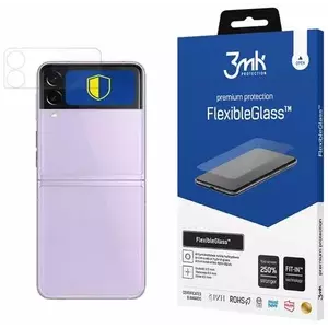 TEMPERED KIJELZŐVÉDŐ FÓLIA 3MK FlexibleGlass Samsung Z Flip 3 5G Hybrid Glass kép