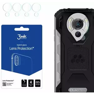 TEMPERED KIJELZŐVÉDŐ FÓLIA 3MK Lens Protect Oukitel WP16 Camera lens protection 4 pcs kép