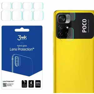 TEMPERED KIJELZŐVÉDŐ FÓLIA 3MK Lens Protect Xiaomi POCO M4 Pro Camera lens protection 4 pcs kép