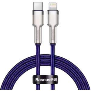 Kábel USB-C cable for Lightning Baseus Cafule, PD, 20W, 1m (green) kép