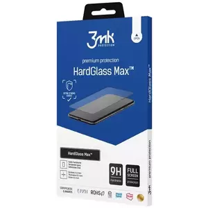 TEMPERED KIJELZŐVÉDŐ FÓLIA 3MK HardGlass Max OnePlus Nord CE 2 5G black FullScreen Glass kép