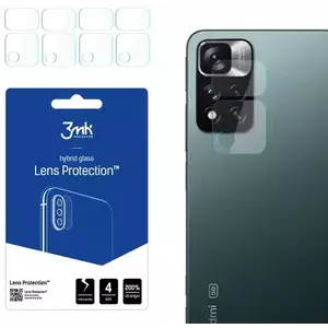 TEMPERED KIJELZŐVÉDŐ FÓLIA 3MK Lens Protect Xiaomi Redmi Note 11 Pro+ 5G Camera lens protection 4 pcs kép