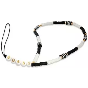 Guess pendant GUSTBCKH Phone Strap Heishi Beads black and white (GUSTBCKH) kép