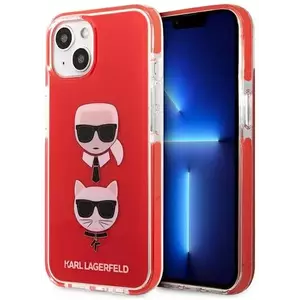 Tok Karl Lagerfeld KLHCP13STPE2TR iPhone 13 mini 5, 4" hardcase red Karl&Choupette Head (KLHCP13STPE2TR) kép