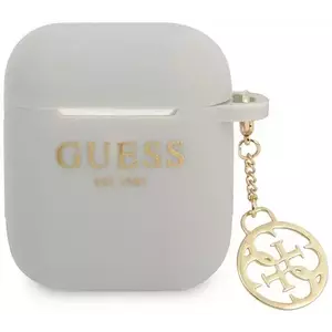 Guess GUA2LSC4EG AirPods cover grey Silicone Charm 4G Collection (GUA2LSC4EG) kép