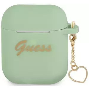 Guess GUA2LSCHSN AirPods cover green Silicone Charm Heart Collection (GUA2LSCHSN) kép