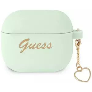 Guess GUA3LSCHSN AirPods 3 cover green Silicone Charm Heart Collection (GUA3LSCHSN) kép
