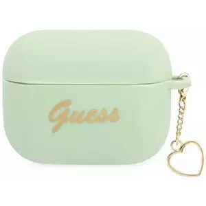 Guess GUAPLSCHSN AirPods Pro cover green Silicone Charm Heart Collection (GUAPLSCHSN) kép