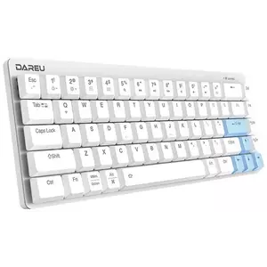 Billentyűzet Wireless mechanical keyboard Dareu EK868 Bluetooth (white&blue) kép