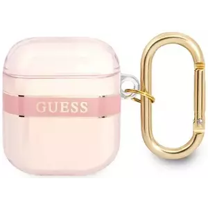 Guess GUA2HHTSP AirPods cover pink Strap Collection (GUA2HHTSP) kép