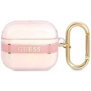 Guess GUA3HHTSP AirPods 3 cover pink Strap Collection (GUA3HHTSP) kép