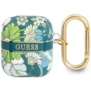 Guess GUA2HHFLN AirPods cover green Flower Strap Collection (GUA2HHFLN) kép