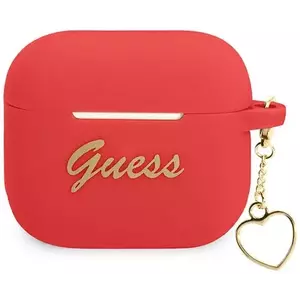 Guess GUA3LSCHSR AirPods PRO cover red Silicone Charm Heart Collection (GUA3LSCHSR) kép