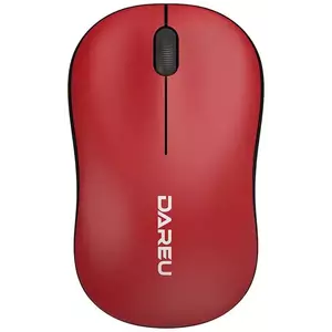Egér Wireless mouse Dareu LM106 2.4G 1200 DPI (black&red) kép