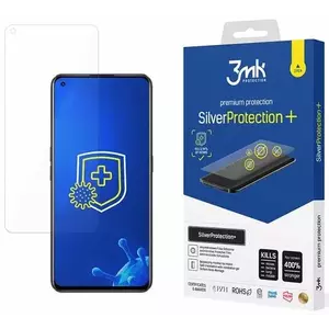 KIJELZŐVÉDŐ FÓLIA 3MK Silver Protect+ Realme GT Neo 3T Antimicrobial Wet Mount kép