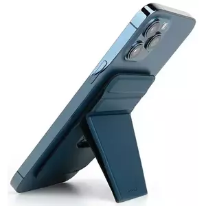 UNIQ Lyft magnetic phone stand snap-on stand and card holder blue (UNIQ-MGSNAPONCH-LYFTBLU) kép