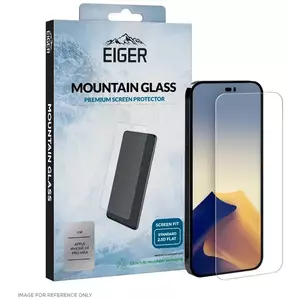 TEMPERED KIJELZŐVÉDŐ FÓLIA Eiger Mountain Glass Screen Protector 2.5D for Apple iPhone 14 Pro Max in Clear kép