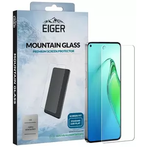 TEMPERED KIJELZŐVÉDŐ FÓLIA Eiger Mountain Glass Screen Protector 2.5D for Oppo Reno8 Pro in Clear (EGSP00854) kép