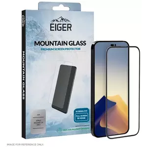TEMPERED KIJELZŐVÉDŐ FÓLIA Eiger Mountain Glass Screen Protector 3D for Apple iPhone 14 Pro in Clear kép