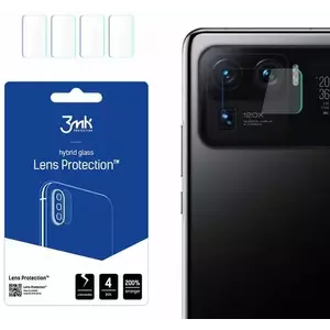 TEMPERED KIJELZŐVÉDŐ FÓLIA 3MK Lens Protect Xiaomi Mi 11 Ultra 5G Camera lens protection 4 pcs kép