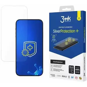 KIJELZŐVÉDŐ FÓLIA 3MK Silver Protect+ iPhone 14/14 Pro 6, 1" Wet-mounted antimicrobial film kép