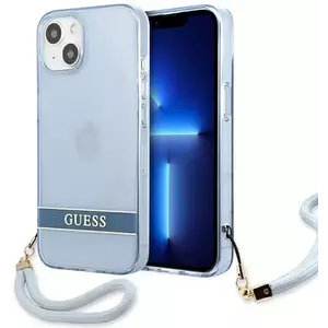 Tok Guess GUHCP13MHTSGSB iPhone 13 6, 1" blue hardcase Translucent Stap (GUHCP13MHTSGSB) kép
