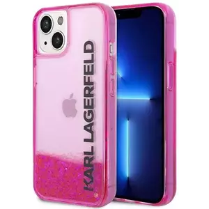 Tok Karl Lagerfeld KLHCP14MLCKVF iPhone 14 Plus 6, 7" pink hardcase Liquid Glitter Elong (KLHCP14MLCKVF) kép