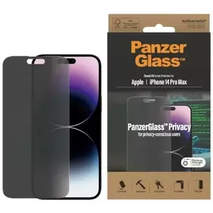 TEMPERED KIJELZŐVÉDŐ FÓLIA PanzerGlass Classic Fit iPhone 14 Pro Max 6, 7" Privacy Screen Protection Antibacterial P2770 (P2770) kép