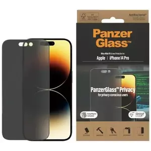TEMPERED KIJELZŐVÉDŐ FÓLIA PanzerGlass Ultra-Wide Fit iPhone 14 Pro 6, 1" Privacy Screen Protection Antibacterial Easy Aligner Included P2784 (P2784) kép