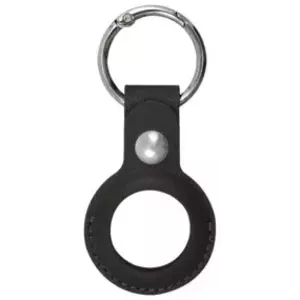 Tok XQISIT NP Faux Leather Keyring for AirTag black (50688) kép